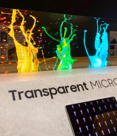 Pantalla transparente de MICRO LED