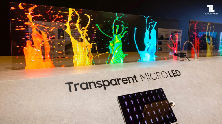 Pantalla transparente de MICRO LED