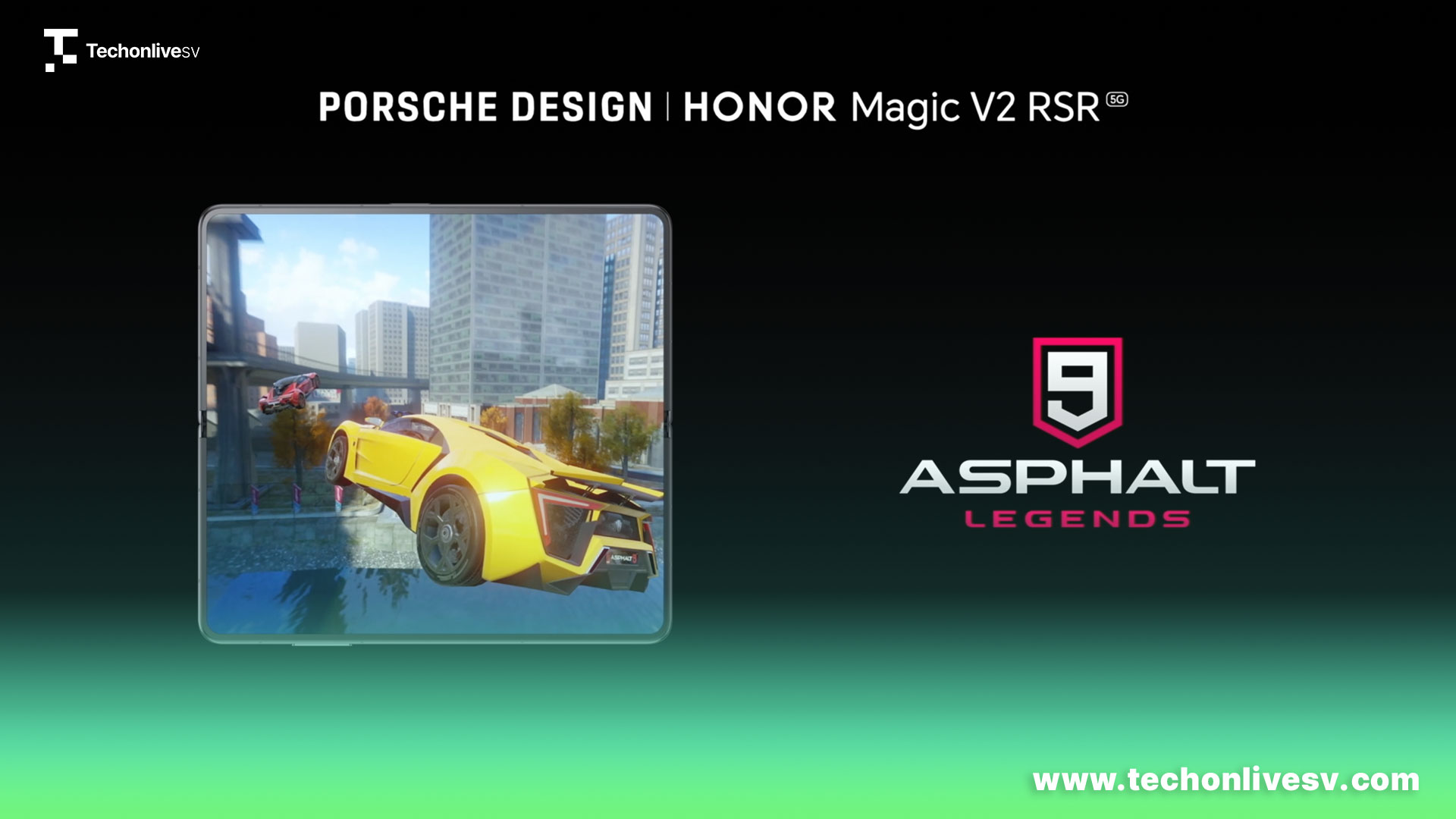 Asphalt 9: Legends debuta en smartphones plegables con adaptación a pantallas grandes y resolución mejorada a 120 FPS.