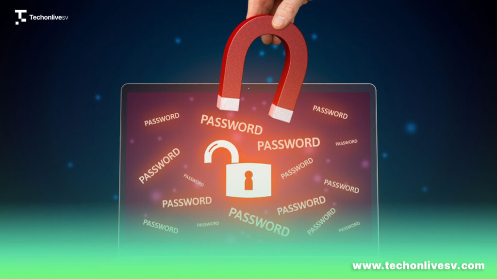 Un imán en forma de herradura con una pantalla