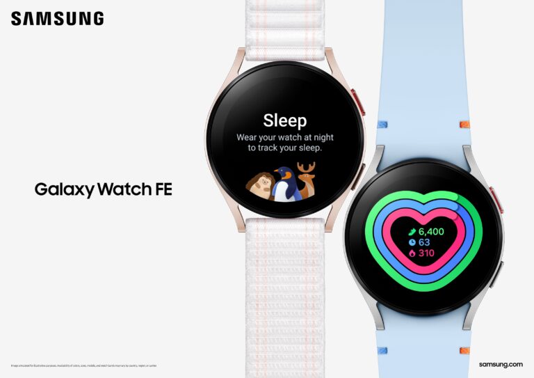 Galaxy Watch FE ofrece una visión holística sobre la salud y experiencias Samsung Galaxy conectadas con un diseño elegante, ahora accesible a más usuarios