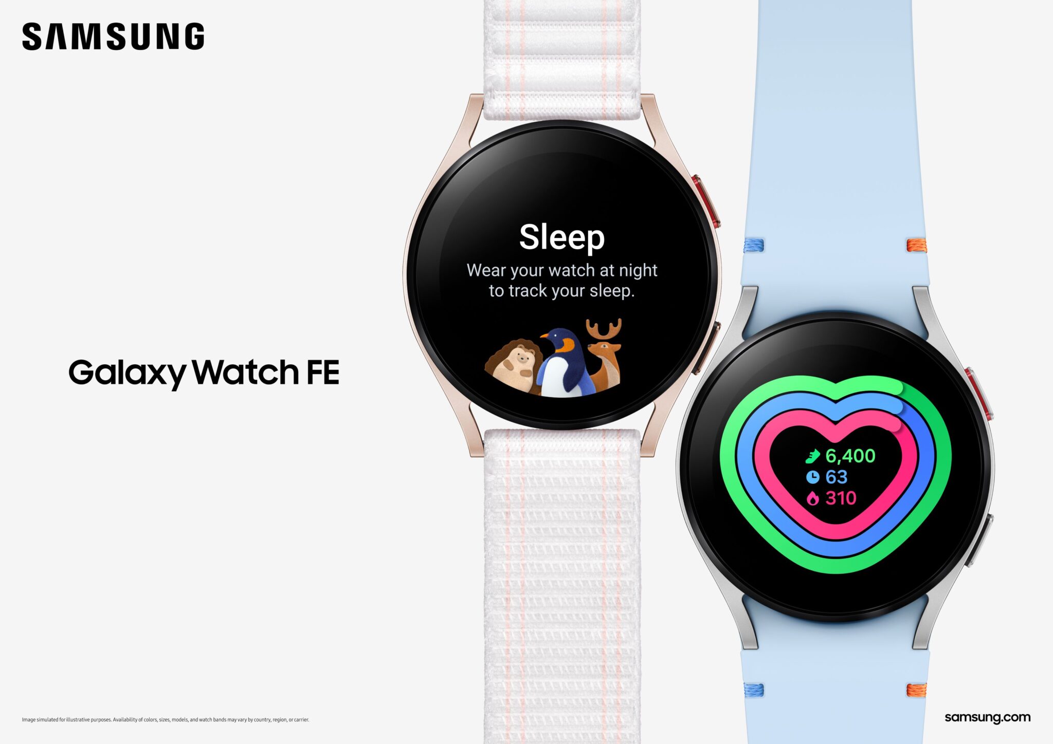 Galaxy Watch FE ofrece una visión holística sobre la salud y experiencias Samsung Galaxy conectadas con un diseño elegante, ahora accesible a más usuarios