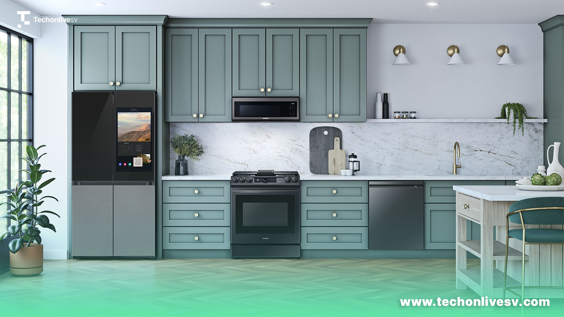 La línea de refrigeradoras de Samsung no solo conservan tus alimentos frescos, sino que también se convierten en una pieza central de tu decoración, reflejando tu estilo único y adaptándose a tus necesidades específicas