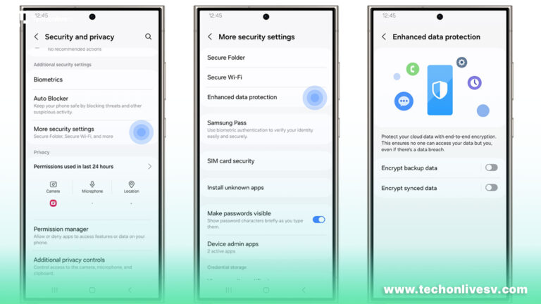 Métodos avanzados que Galaxy emplea para mantener tu información segura con el Uso compartido privado y la Protección de datos mejorada