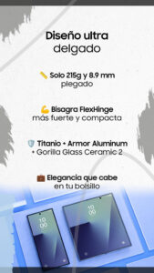 ¡Conoce el nuevo Galaxy Z Fold7!