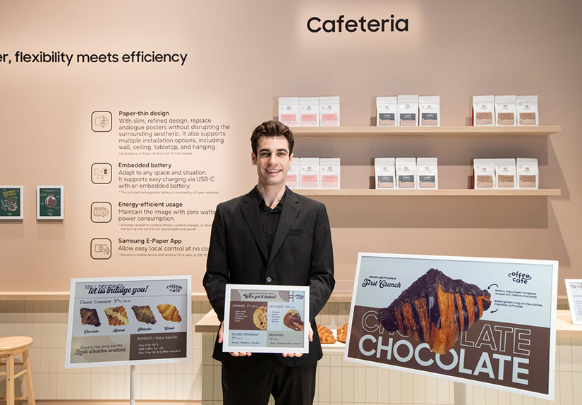 Samsung Color E-Paper destaca además por su diseño ultradelgado y ligero